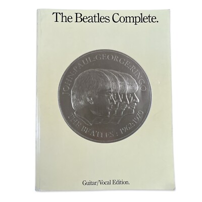 The Beatles Complete Guitar Vocal Edition Sheet Music Lyrics Song Book 203 Songs