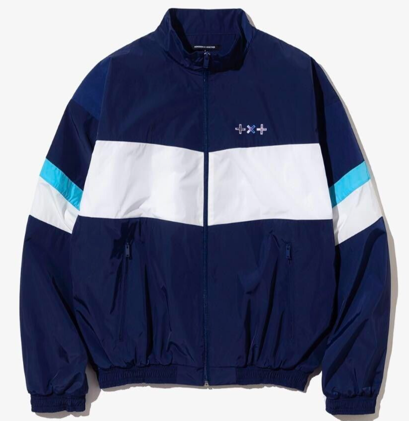 TXT TRACK JACKET トラックジャケット FREEZE 新品未使用 TXT FREEZE UNIFORM TRACK JACKET Navy TOMORROW X TOGETHER No