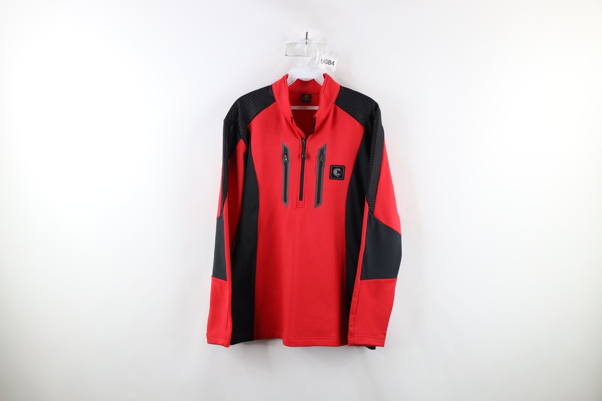 Echoroba Mens Large Outdoor Hiking Climbing Half Zip Fleece