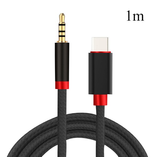 Type C Audio Cable USB Type-C Male To 3.5mm Jack Male Car AUX Audio Adapter - Photo 10 sur 13