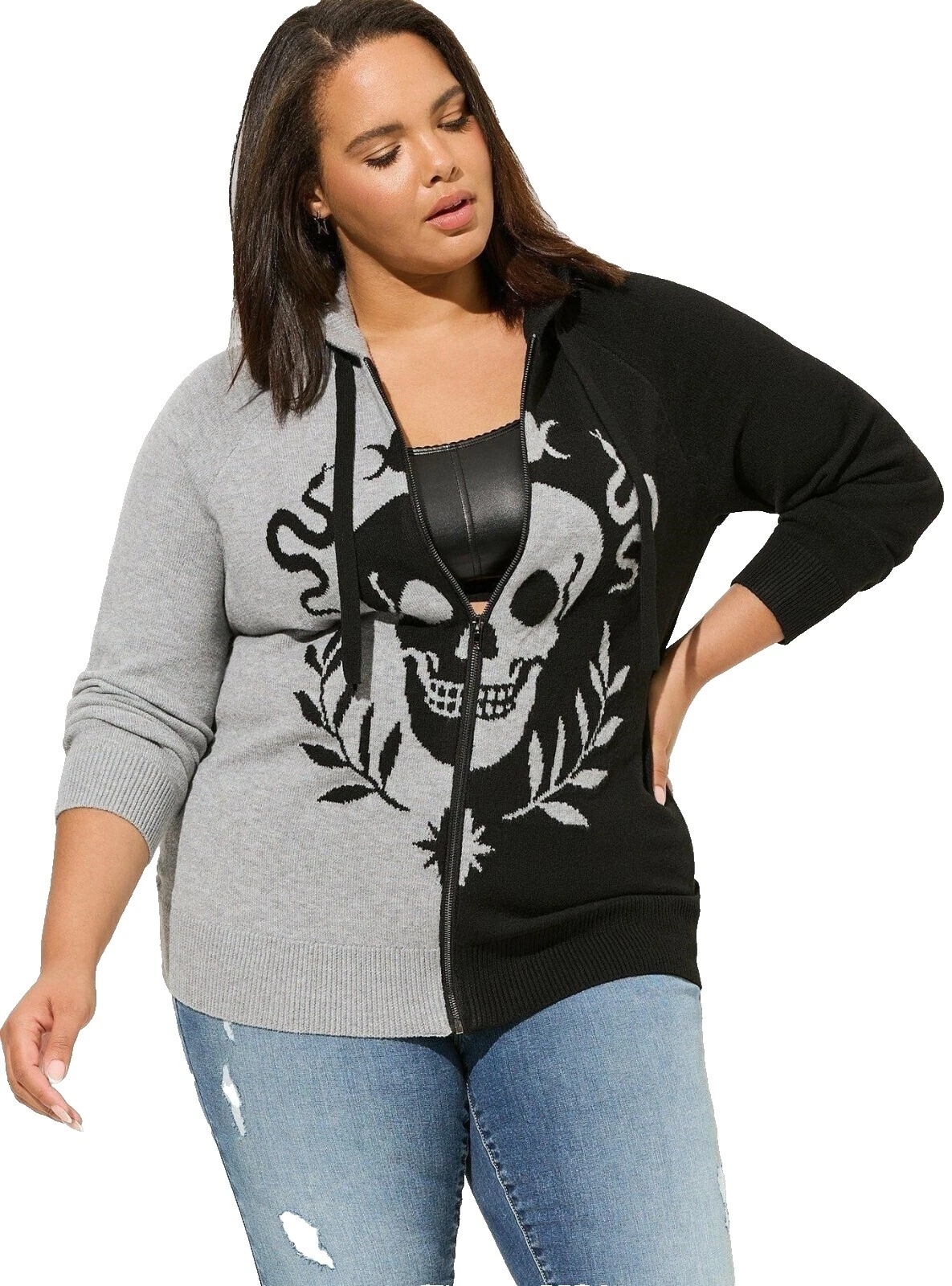 Suéteres para mujer talle grande Calavera