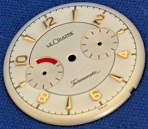 Jaeger LeCoultre Futurematic Power Indicator New Old Stock Original Zifferblatt