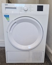 🔥 BEKO DTKCE80021W 8KG CONDENSER TUMBLE DRYER – CLEAN & WORKING – WARRANTY 🔥