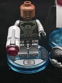 Lego Cyborg Minifigure DC Dimensions 71210 76028 sh0155 Complete Build W Tag