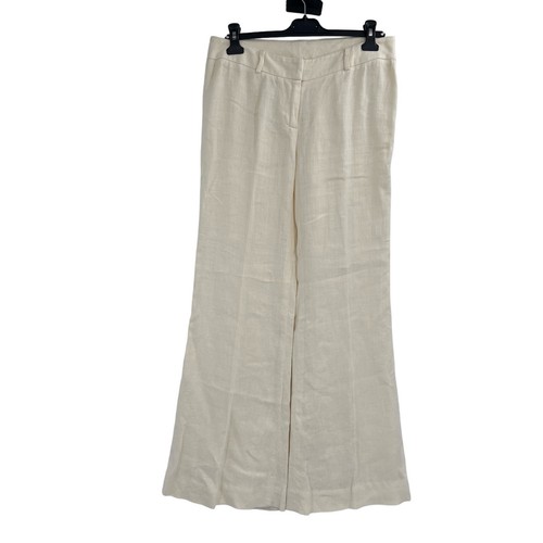 Tory Burch Linen Blazer Wide Leg Outfit Medium Bridal 2 Piece Medium Luxury - Picture 3 of 17