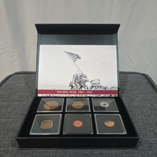 WW2 World Currency 6 Coins Used During The World War 2, Pearl Harbor Collection