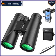 12x42 Fully Multi-Coated Binoculars - Ideal for Sporting Events Travel