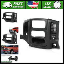 Dodge Ram Center Dash Radio Bezel Trim Panel With Vents And Storage Black