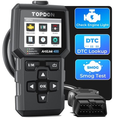 TOPDON AL400 OBD2 Code Reader   Diagnosegerät für 10 OBD-Protokolle