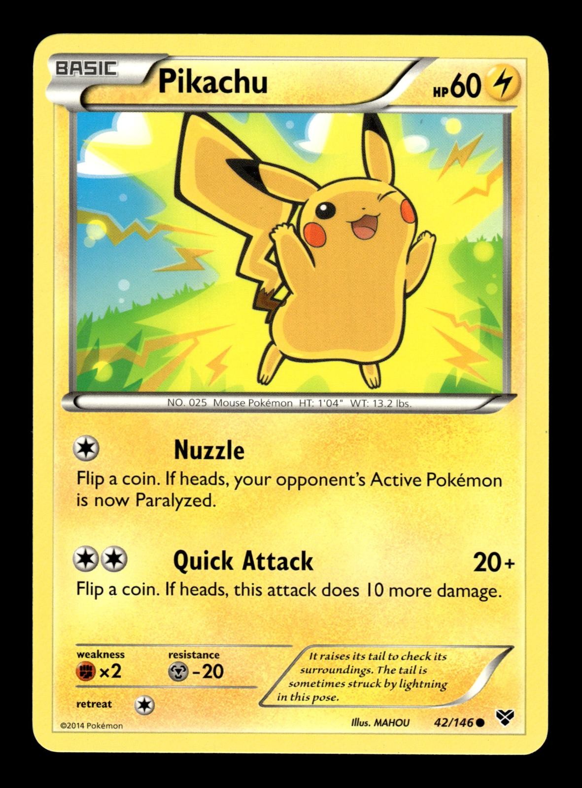 Pikachu 2014 XY #042/146 Base Price Guide - Sports Card Investor