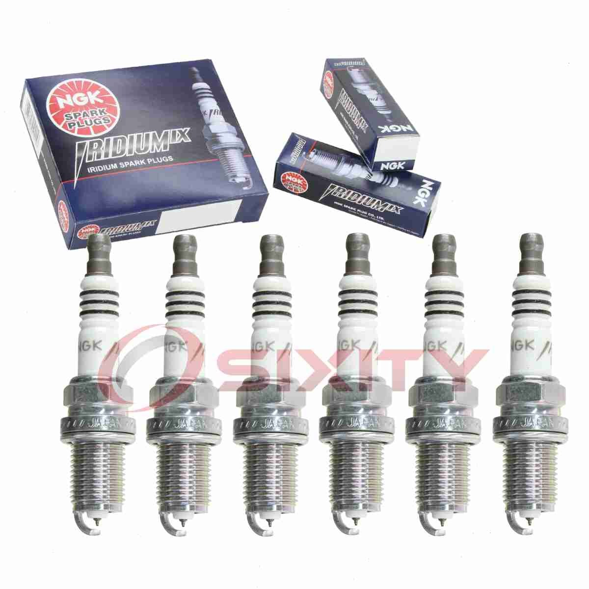 6 pc NGK Iridium IX Spark Plugs for 1997-1998 Aston Martin DB7 3.2L L6 ho