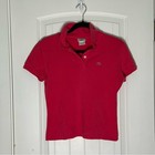 Lacoste Hot Coral Fitted Polo Size 42