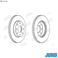 2x DISCO DE FRENO 563019JC CHEVROLET AVEO/KALOS/Hatchback SPARK DAEWOO 1.4L