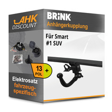 Für Smart #1 SUV 06.2022-jetzt BRINK Anhängerkupplung abnehmbar + 13polig E-Satz