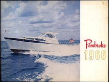 Pembroke Cabin Cruisers Power Yachts catalog 1966 23-27-foot craft
