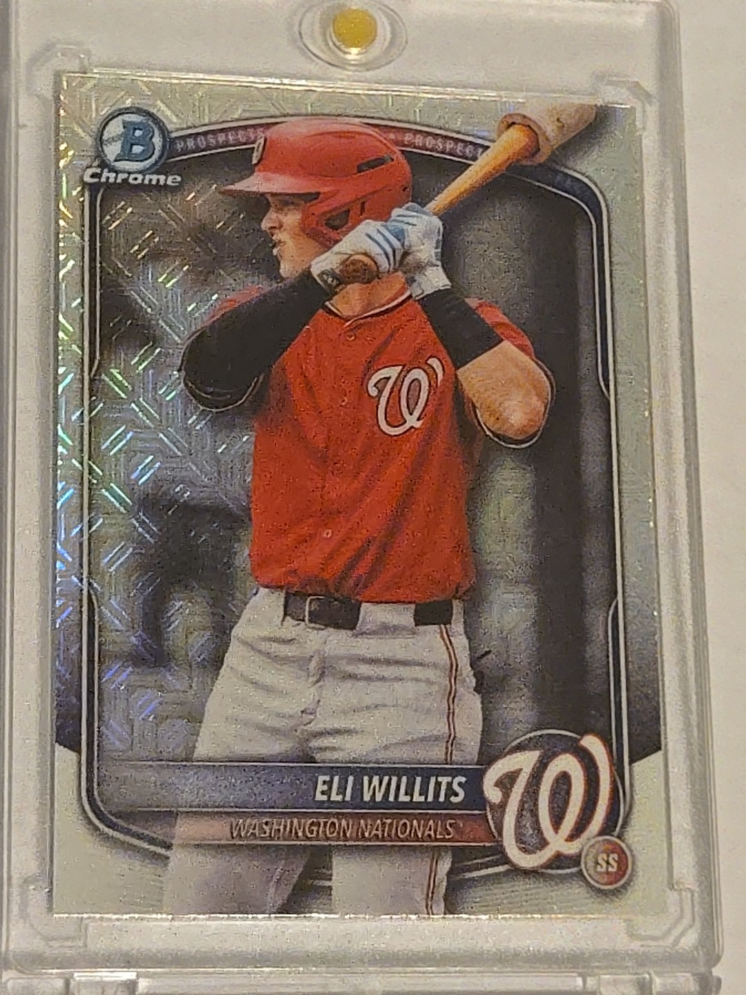 2025 BOWMAN DRAFT CHROME - Eli Willits Mojo Image Variation  BDC-1  SSP