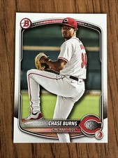 2025 Bowman Prospects Chase Burns NM Cincinnati Reds ROY?