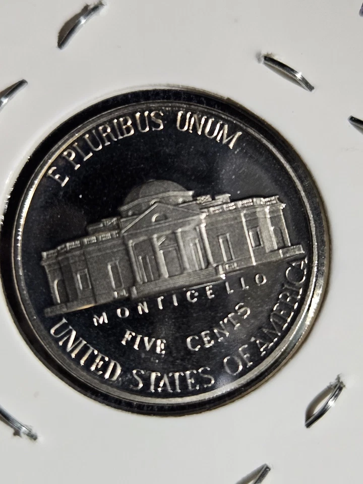 1995 S Jefferson Nickel Proof, High Grade, UNC. (MS)  # 978 - Image 4 of 4