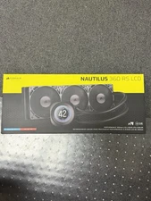 CORSAIR NAUTILUS 360 RS LCD Liquid CPU Cooler – 2.1" IPS LCD Screen  – RS120 Fan