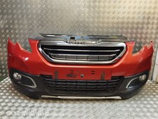 PEUGEOT 2008 MK1 2015 COMPLETE FRONT BUMPER IN RED (KHK) 