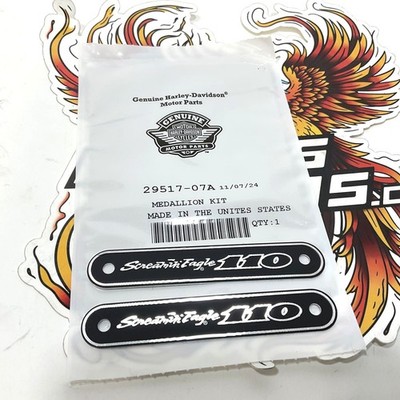 NEW Genuine Harley Screamin Eagle 110 Cylinder Head Badge NEW Genuine Harley Screamin Eagle 110 Cylinder Head Badge