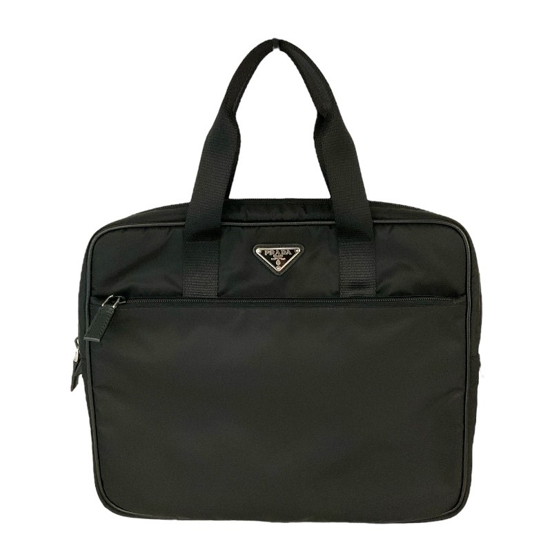 Prada Tessute Black Nylon Handbag Pre-Owned