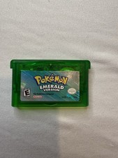 Pokemon Emerald Authentic GBA Cartridge Tested Working with Dry Battery