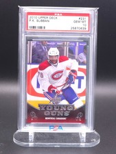 2010 Upper Deck P.K. Subban #231 PSA 10