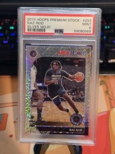 2019-20 Panini NBA HOOPS Premium Stock Naz Reid #253 (RC) Silver Mojo PSA 9