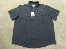 NOMAD OUTDOOR Button Down Fishing Hunting Shirt Mens XL Perforated Back Gray NWT