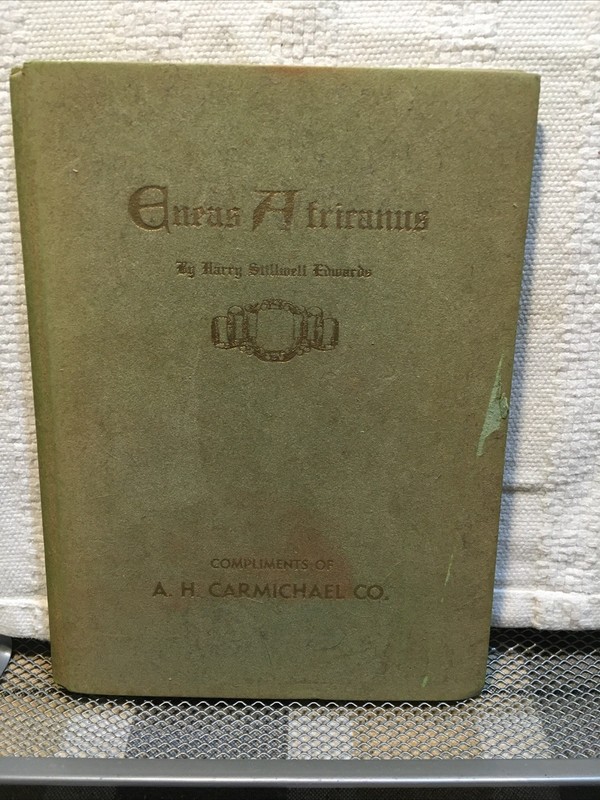 1926 Classic Book Eneas  Africanus W/ Early Photos Of Black Family Members