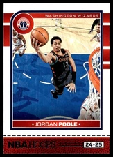 2024-25 Hoops Jordan Poole Washington Wizards #190
