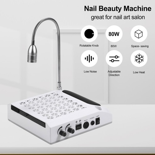 Professional Nail Beauty Kit Quiet Dust Collector For Salon Use - Picture 2 of 17