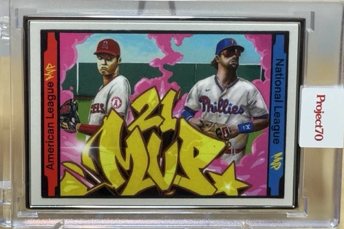 SHOHEI OHTANI BRYCE HARPER x CES * ARTIST PROOF A/P /51 *  TOPPS PROJECT 70 #852