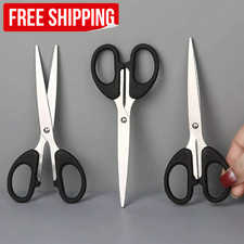 3Pcs Stainless Steel Scissors Set Small Medium Large Home Office School Crafts