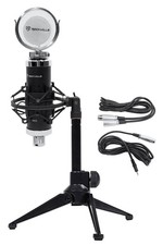 Rockville RCM03 PC Gaming Twitch Microphone Streaming Recording Game Mic Tripod