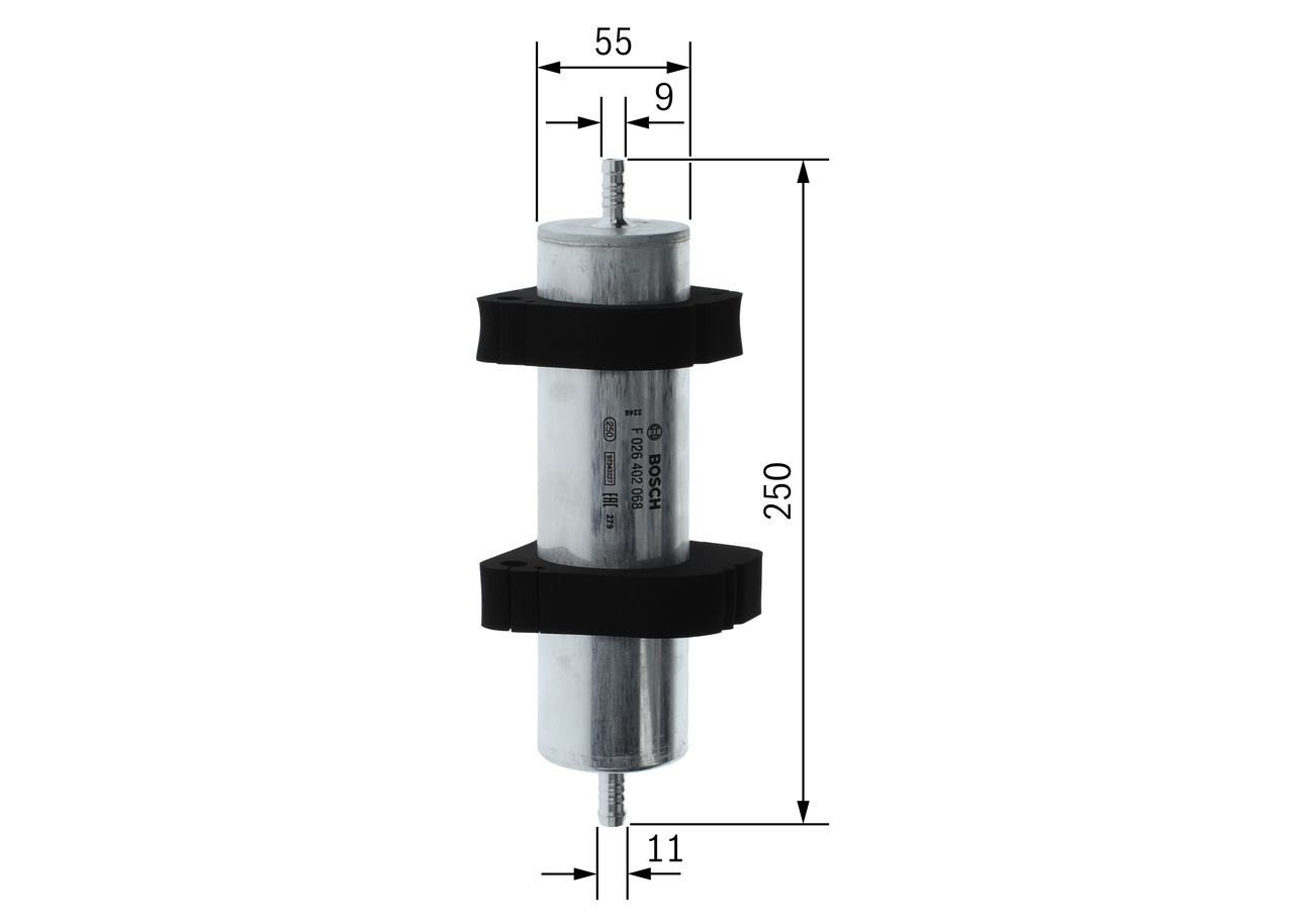 Bosch F026402068 Fuel Filter Service Replacement Fits Audi Porsche - Image 73