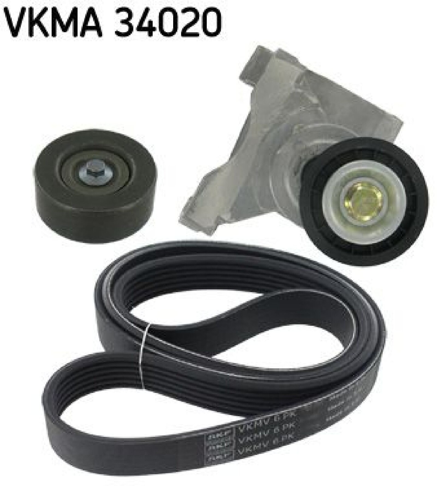 Skf Keilrippenriemensatz [Hersteller-Nr. VKMA34020] für Ford - Bild 3