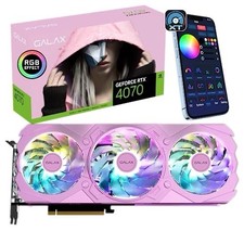 Pink GALAX NVIDIA GeForce RTX 4070 RGB Graphi...