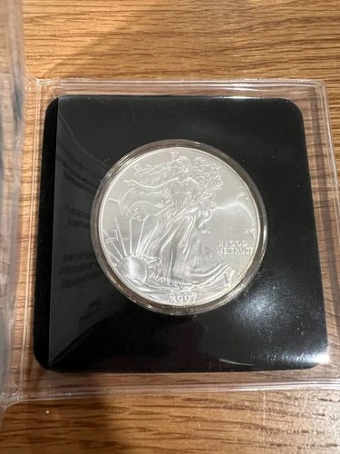 2007 Silver American Eagle Uncirculated with COA