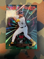 2025 Panini Donruss - Unleashed Jackson Chourio #10 Green Laser