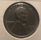 1943-D Lincoln Steel Wheat Cent Penny • Brilliant Uncirculated (BU) • Mint State