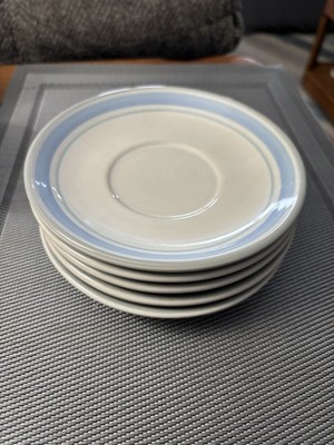 5 Fascino by Yamaka Stoneware Japan Floral Saucers Plates  6''