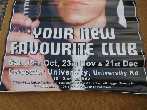 Vintage Poster Leicester University Brighton Beach Club Indie '60s music Origin - Picture 2 of 2