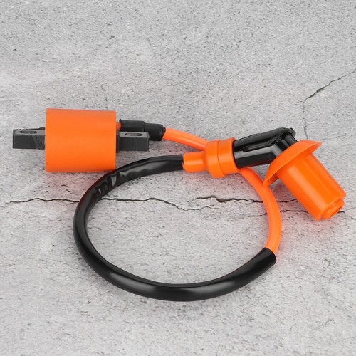 Modified Orange Black Ignition Coil 6-Pin A7TC Spark Plug For GY6 50CC 125CC - Picture 3 of 7
