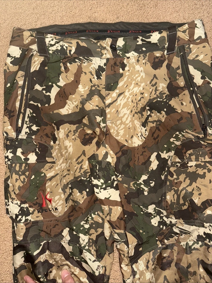 Killik Veil Camo Rain Pants Mens Size 38. - Image 3 of 4