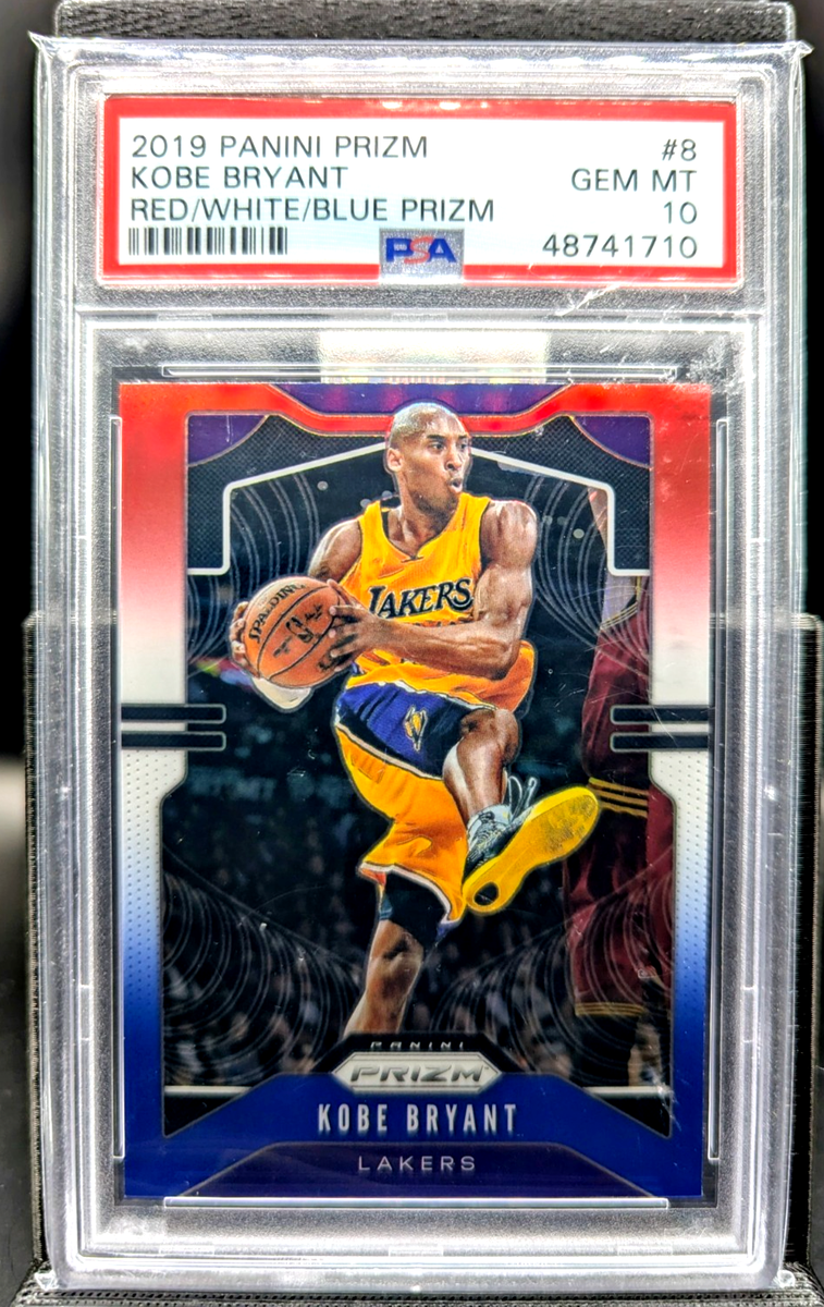 Kobe Bryant 2019 Panini Prizm #8 Red White & Blue Prizm PSA 10 | eBay