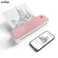 PeriPage A40 Thermal Portable Printer, Supports 8.26x11.69" US Letter