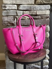 Michael Kors Moore Satchel. NWOT Fuchsia Leather.