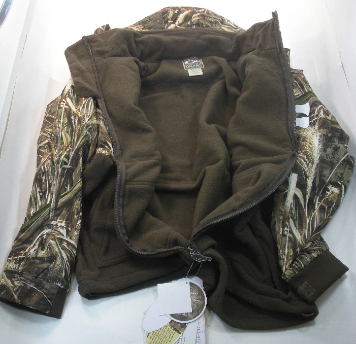 Drake Waterfowl 2090-015-1 Mst Deluxe Eqwader Full Zip Jacket Max5 Camo S - Image 3 of 4